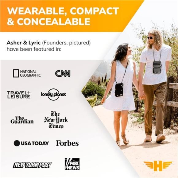 Neck Wallet – RFID Blocking Passport Holder – Easy to Conceal Travel Pouch - Picture 4 of 7